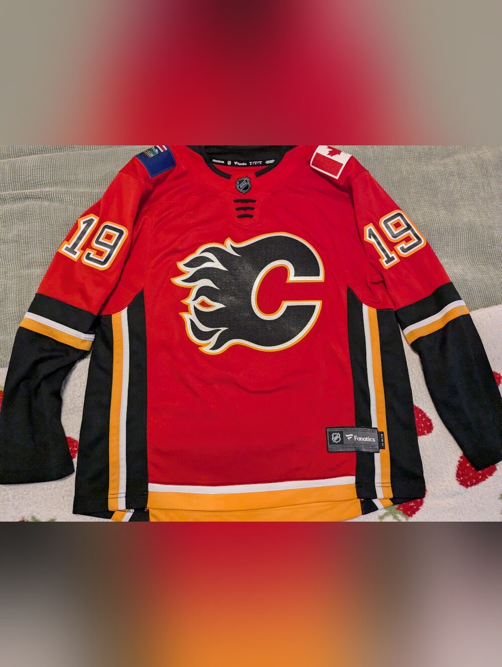 Calgary Flames Fanatics Matthew Tkachuk Red NHL Hockey Jersey